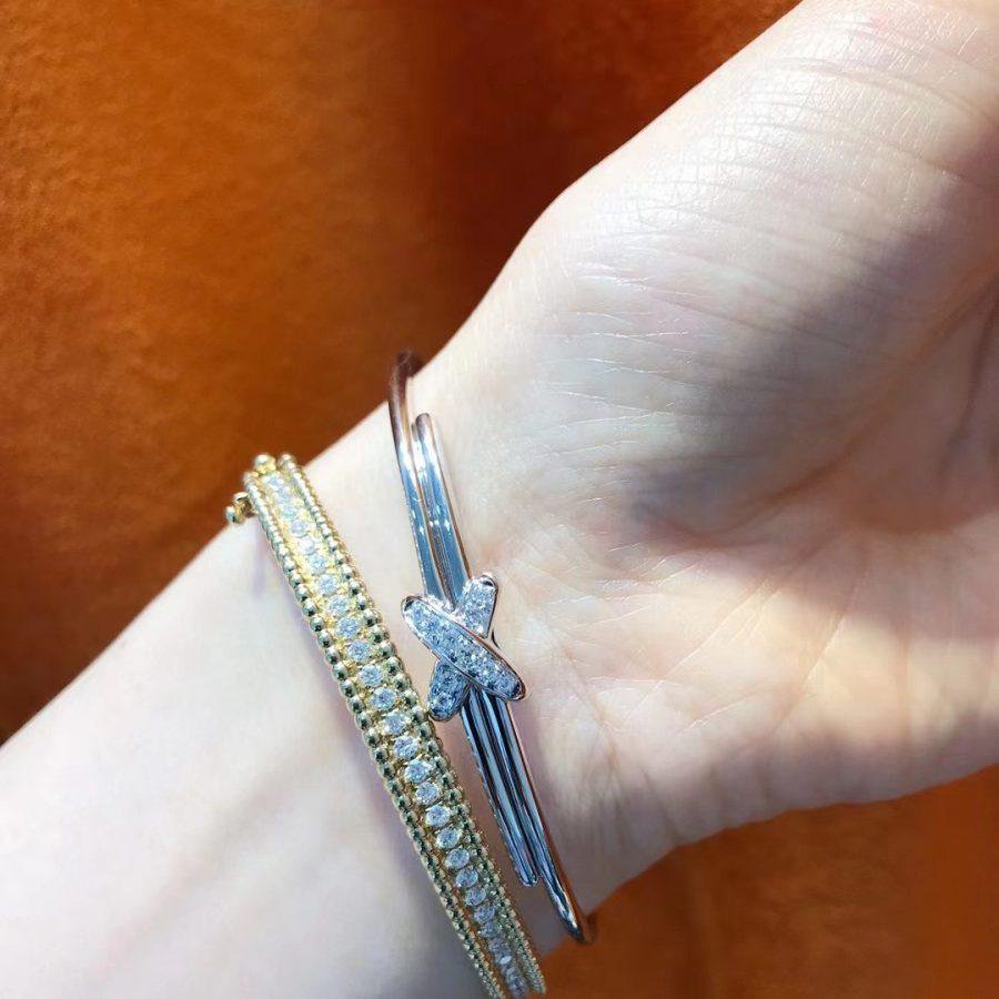 [Clara Jewels]JEUX DE BRACELET SILVER DIAMONDS