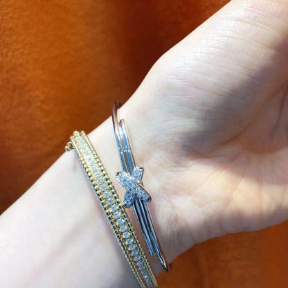 [Clara Jewels]JEUX DE BRACELET SILVER DIAMONDS