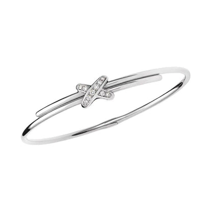 [Clara Jewels]JEUX DE BRACELET SILVER DIAMONDS