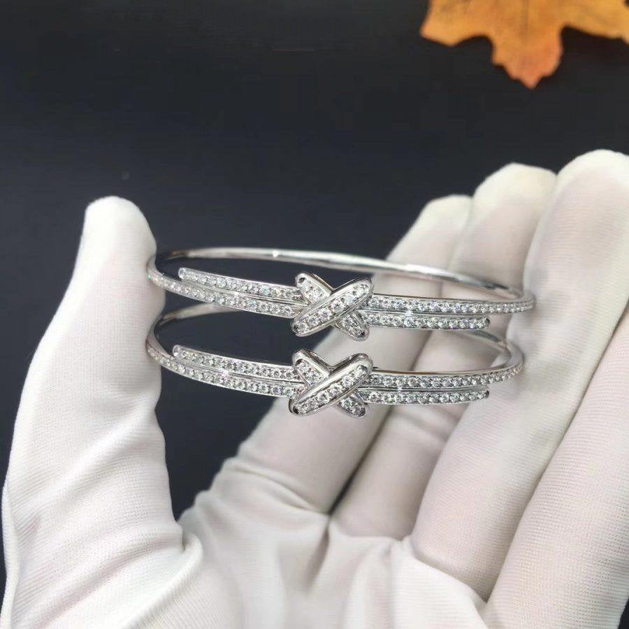 [Clara Jewels]JEUX DE BRACELET DIAMONDS SILVER