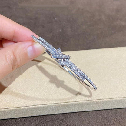 [Clara Jewels]JEUX DE BRACELET DIAMONDS SILVER