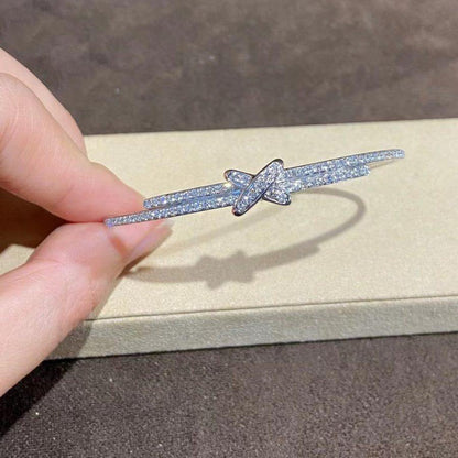 [Clara Jewels]JEUX DE BRACELET DIAMONDS SILVER