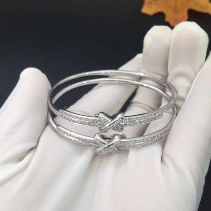 [Clara Jewels]JEUX DE BRACELET DIAMONDS SILVER