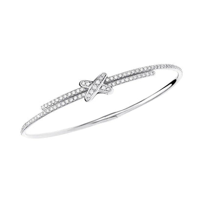 [Clara Jewels]JEUX DE BRACELET DIAMONDS SILVER