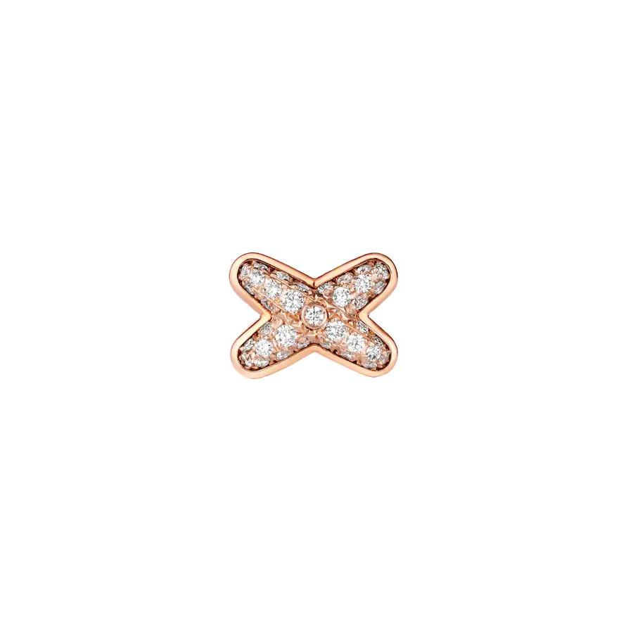 [Clara Jewels]JEUX DE PINK GOLD DIAMOND EARRINGS