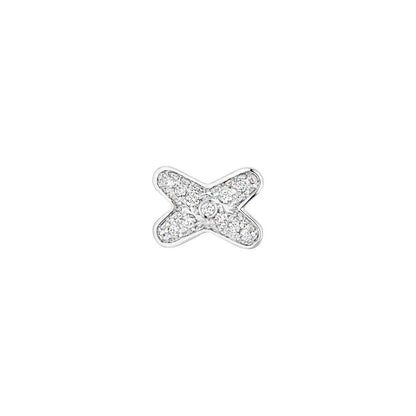[Clara Jewels]JEUX DE SILVER DIAMOND EARRINGS