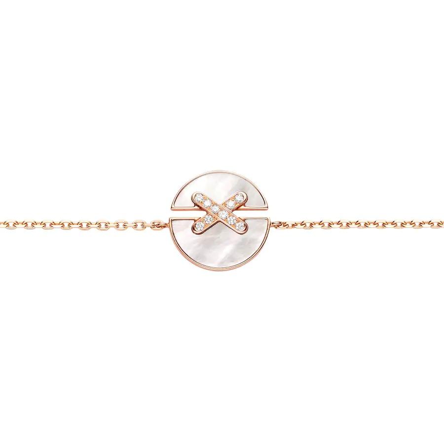 [Clara Jewels]JEUX DE BRACELET MOP PINK GOLD DIAMONDS