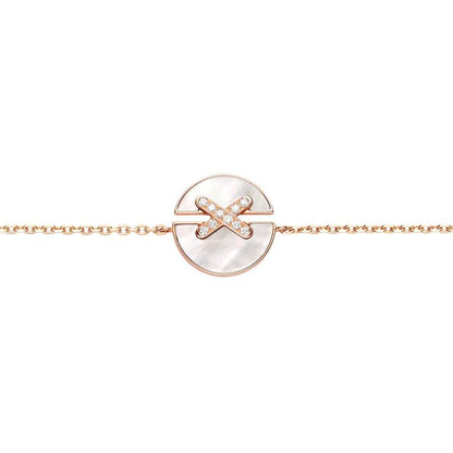 [Clara Jewels]JEUX DE BRACELET MOP PINK GOLD DIAMONDS