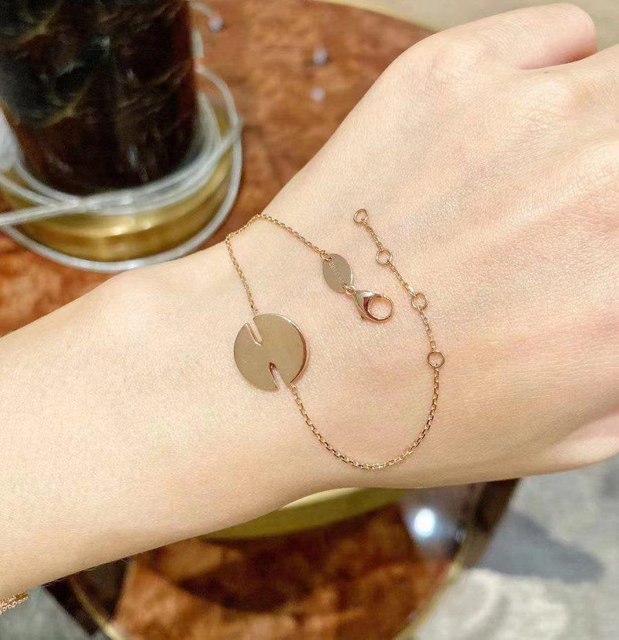 [Clara Jewels]JEUX DE BRACELET MOP PINK GOLD DIAMONDS