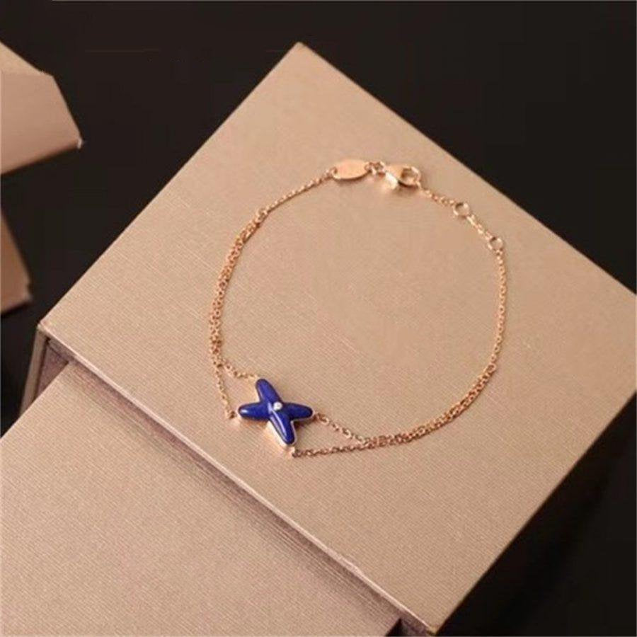 [Clara Jewels]Hollow Design Four-Leaf Clover Flower Shape Ring