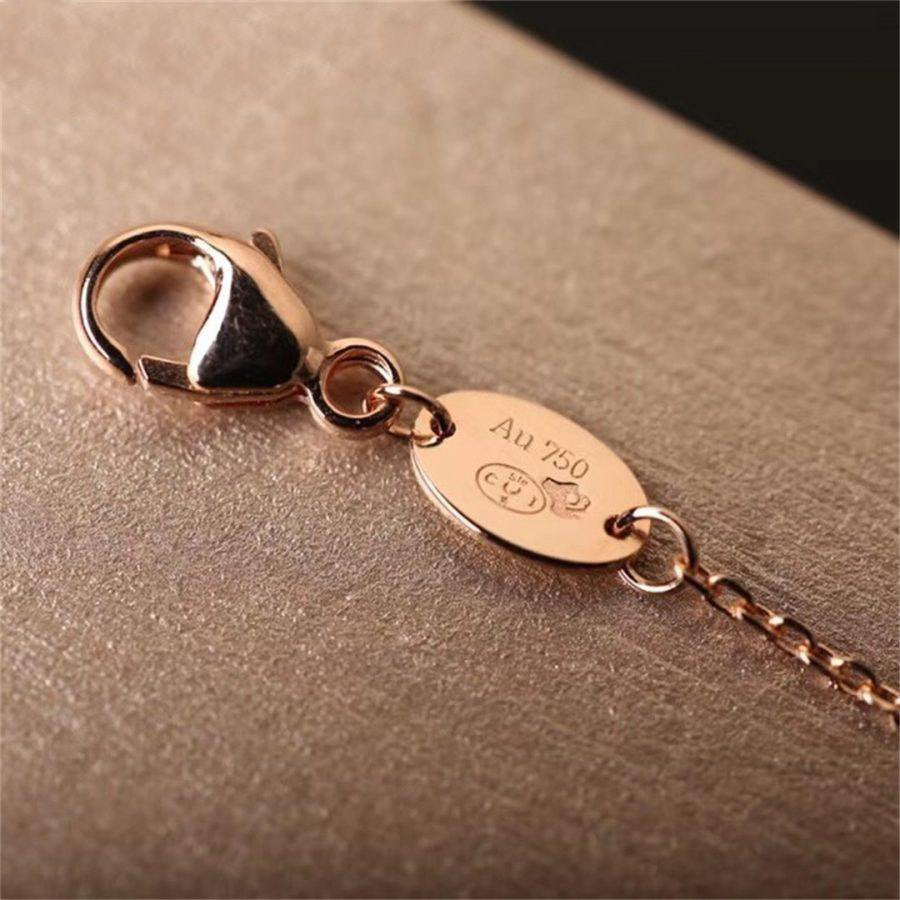 [Clara Jewels]Hollow Design Four-Leaf Clover Flower Shape Ring