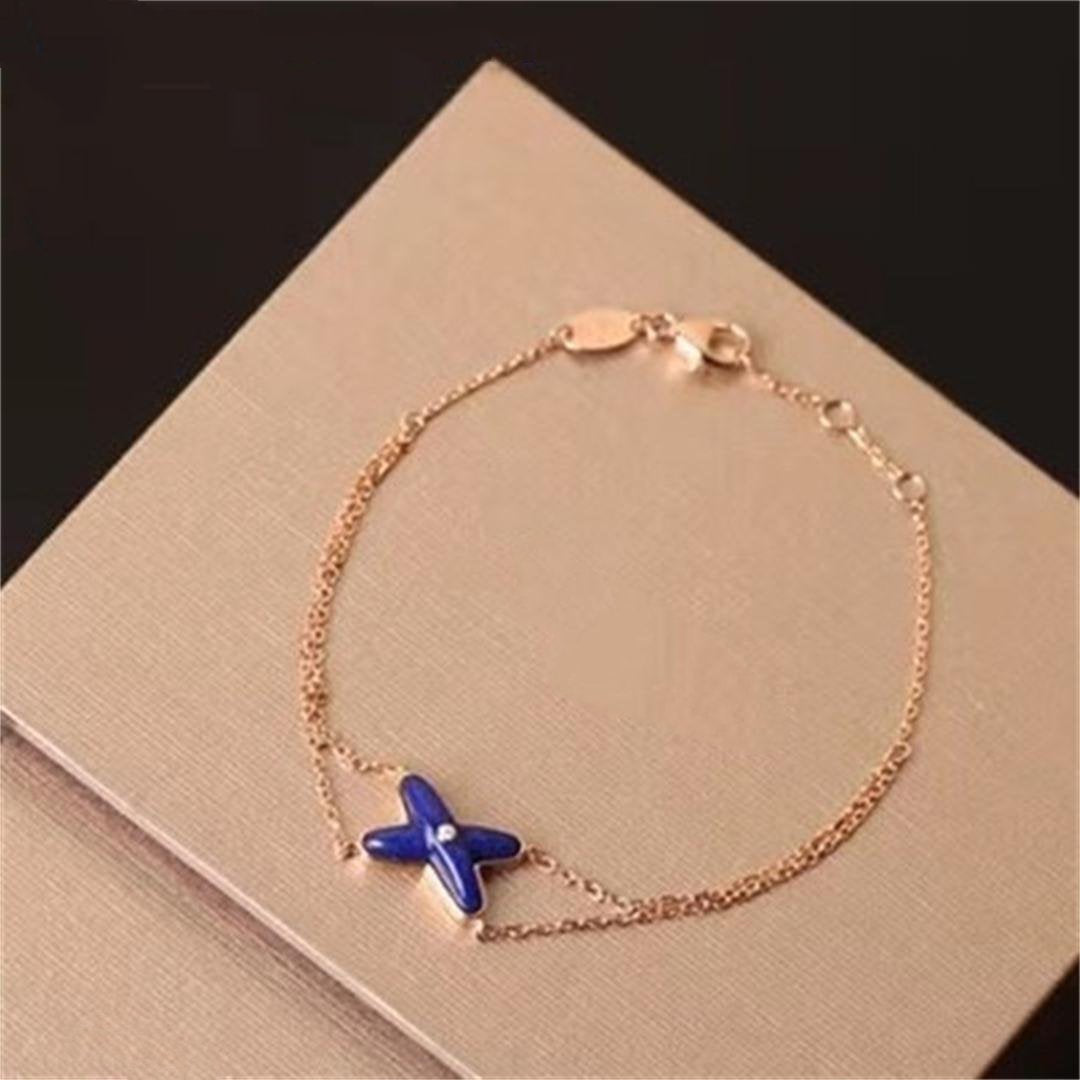 [Clara Jewels]Hollow Design Four-Leaf Clover Flower Shape Ring