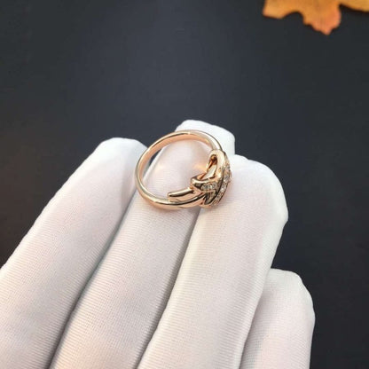 [Clara Jewels]JEUX DE PINK GOLD DIAMOND RING