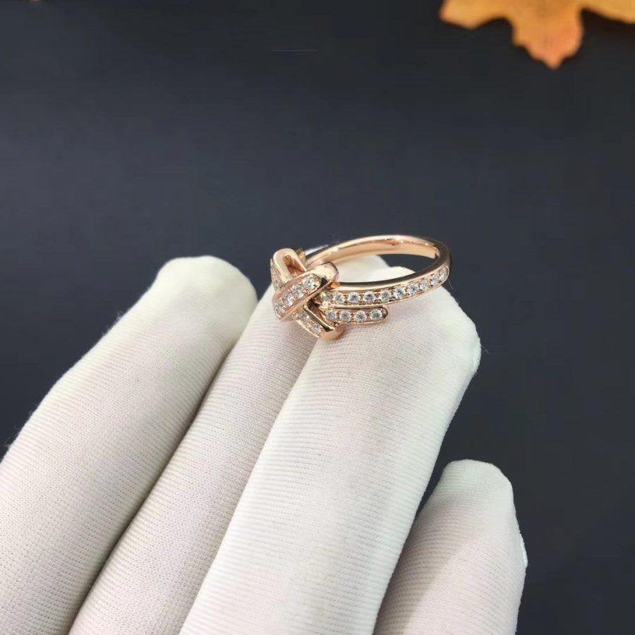 [Clara Jewels]JEUX DE RING PINK GOLD DIAMOND