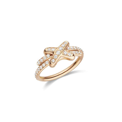 [Clara Jewels]JEUX DE RING PINK GOLD DIAMOND