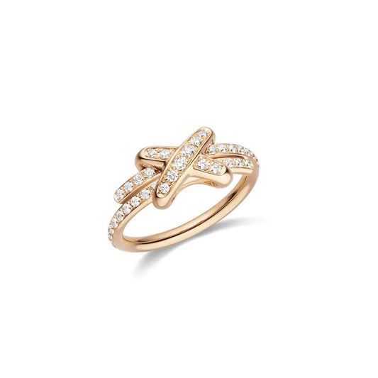[Clara Jewels]JEUX DE RING PINK GOLD DIAMOND