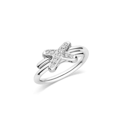 [Clara Jewels]JEUX DE SILVER DIAMOND RING