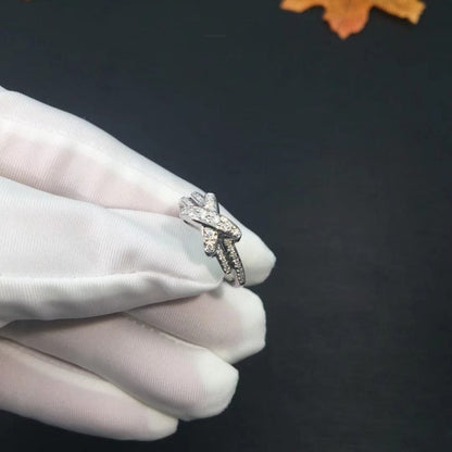 [Clara Jewels]JEUX DE SILVER DIAMOND RING