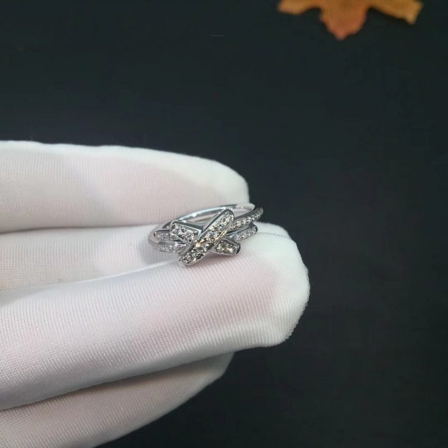 [Clara Jewels]JEUX DE SILVER DIAMOND RING