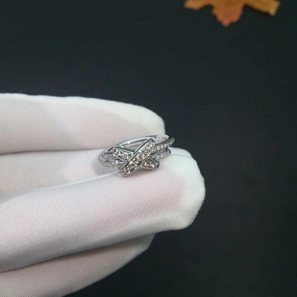 [Clara Jewels]JEUX DE SILVER DIAMOND RING