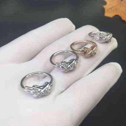 [Clara Jewels]JEUX DE SILVER DIAMOND RING