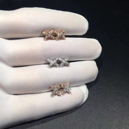 [Clara Jewels]JEUX DE DIAMOND EARRINGS