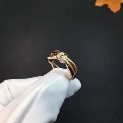 [Clara Jewels]LIENS RING PINK GOLD DIAMOND