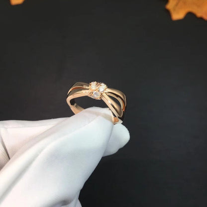 [Clara Jewels]LIENS RING PINK GOLD DIAMOND