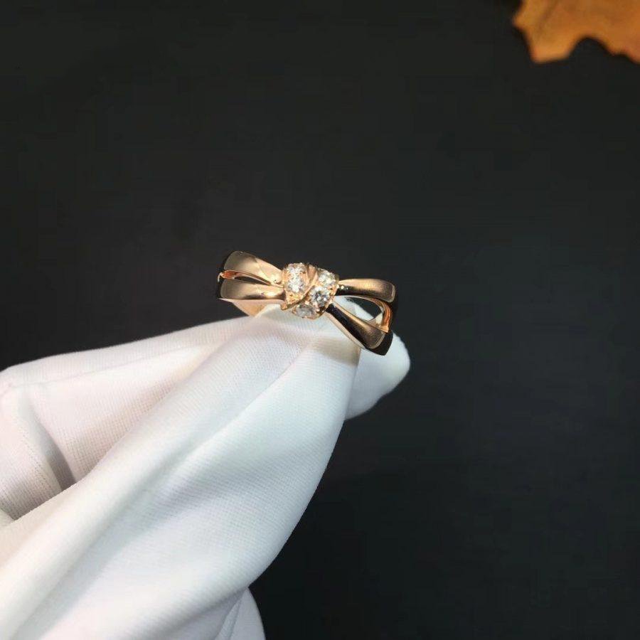 [Clara Jewels]LIENS RING PINK GOLD DIAMOND