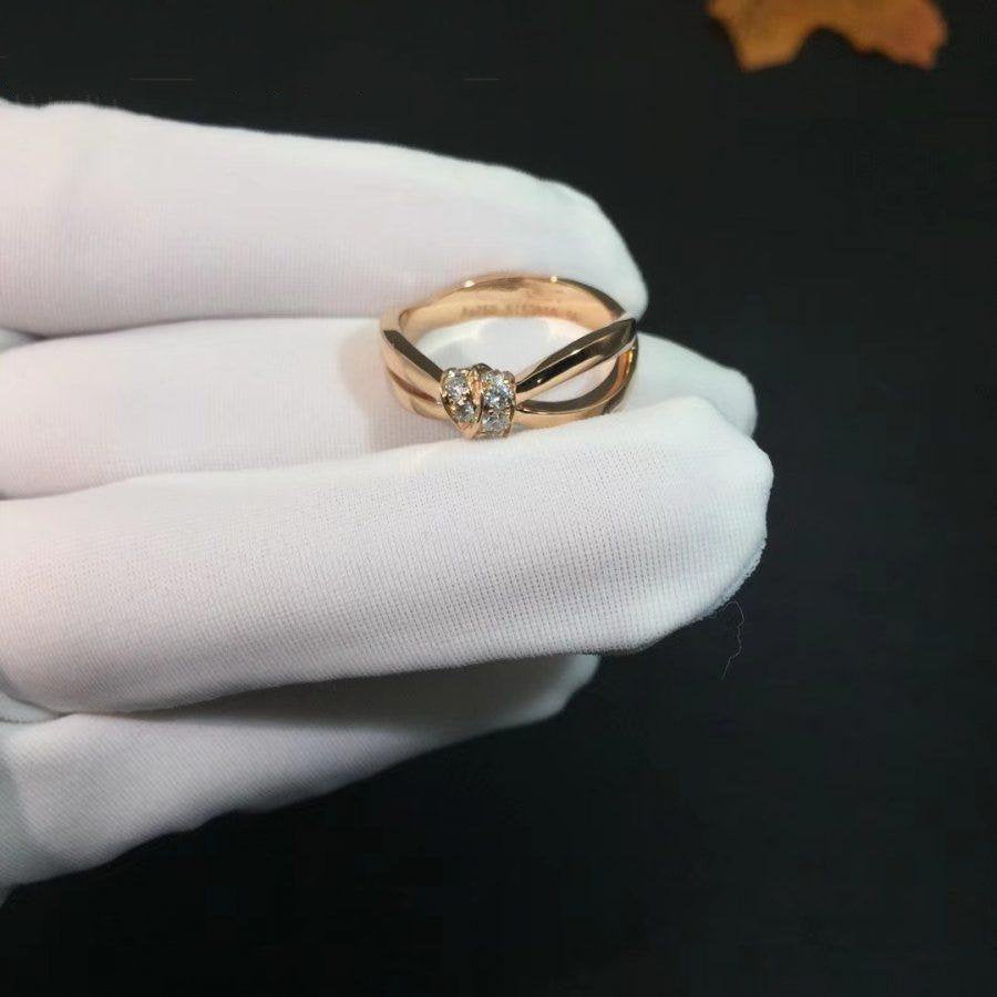 [Clara Jewels]LIENS RING PINK GOLD DIAMOND
