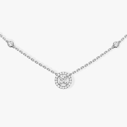[Clara Jewely]Diamond Necklace 0,20ct Brilliant Shape Joy