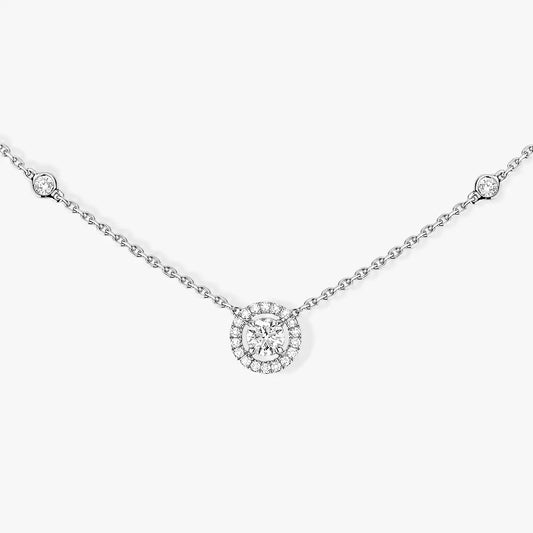 [Clara Jewely]Diamond Necklace 0,20ct Brilliant Shape Joy