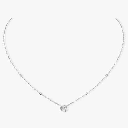 [Clara Jewely]Diamond Necklace 0,20ct Brilliant Shape Joy