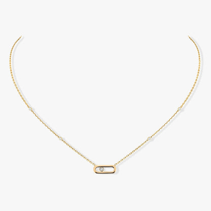 [Clara Jewely]MOVE UNO DIAMOND NECKLACE