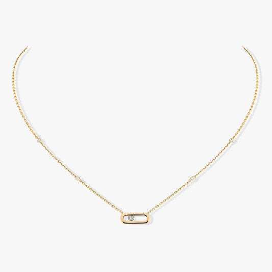 [Clara Jewely]MOVE UNO DIAMOND NECKLACE