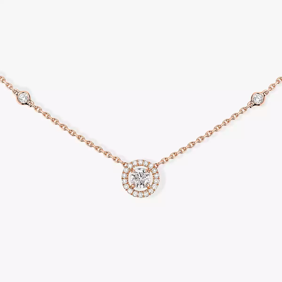 [Clara Jewely]Diamond Necklace 0,20ct Brilliant Shape Joy
