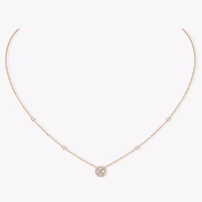 [Clara Jewely]Diamond Necklace 0,20ct Brilliant Shape Joy