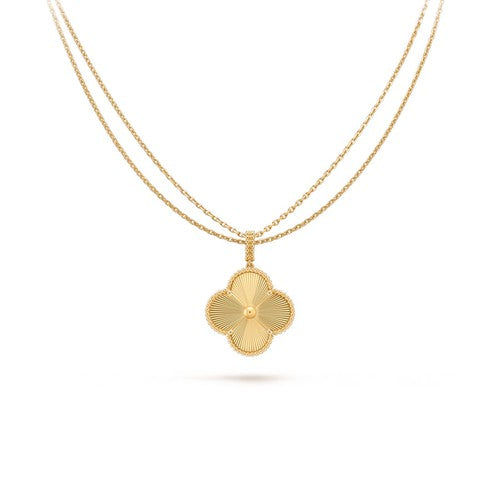 [Clara Jewels]CLOVER 25MM PEDANT NECKLACE GOLD