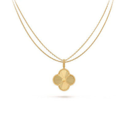 [Clara Jewels]CLOVER 25MM PEDANT NECKLACE GOLD