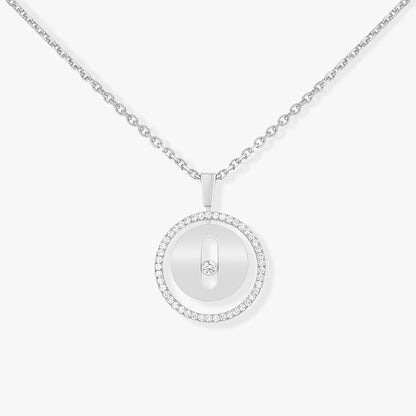 [Clara Jewely]LUCKY MOVE PM NECKLACE SILVER DIAMOND