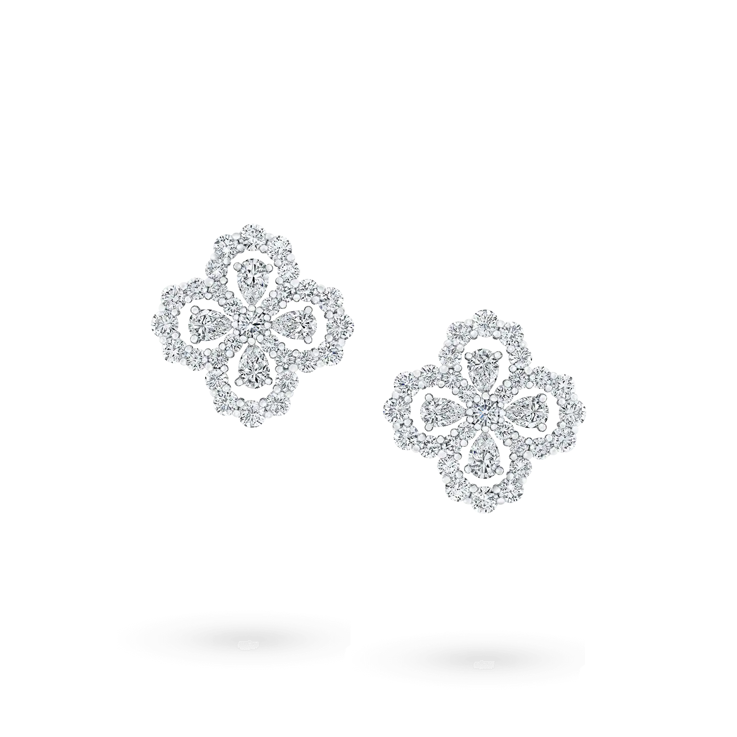 [Clara Jewels]LOOP EARRINGS FULL MOTIF DIAMOND 16MM