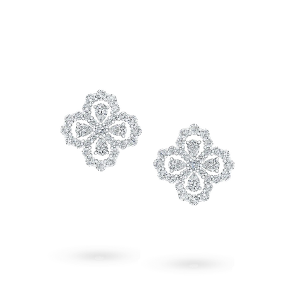 [Clara Jewels]LOOP EARRINGS FULL MOTIF DIAMOND 16MM