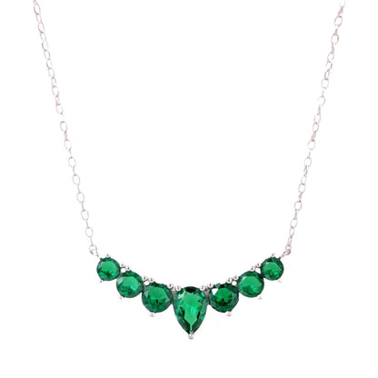 [Clara Jewels]Dainty Colorful Heart Necklace