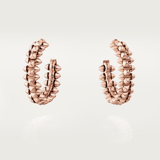 [Clara Jewels]CLASH SMALL HOOP EARRINGS
