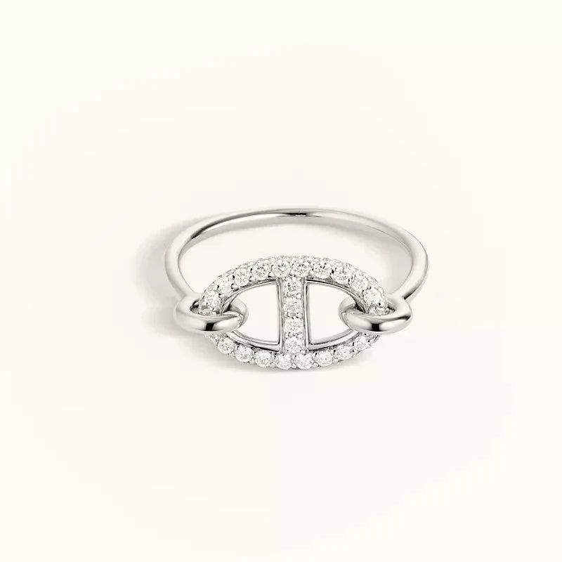 [Clara Jewels]RONDE SMALL SILVER DIAMOND RING