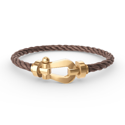 [Clara Jewels]FORCE LARGE HORSESHOE NO DIAMOND BRACELET GOLD