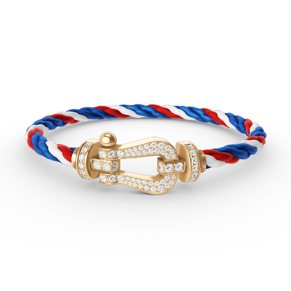 [Clara Jewels]FORCE LARGE HORSESHOE FULL DIAMOND BRACELET GOLD