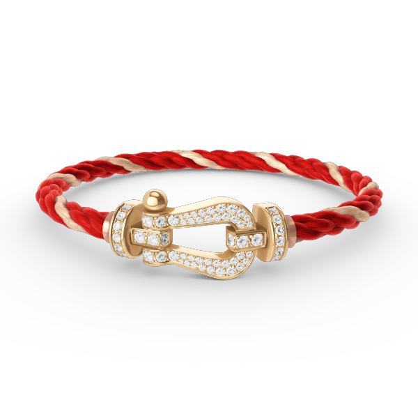 [Clara Jewels]FORCE LARGE HORSESHOE FULL DIAMOND BRACELET GOLD