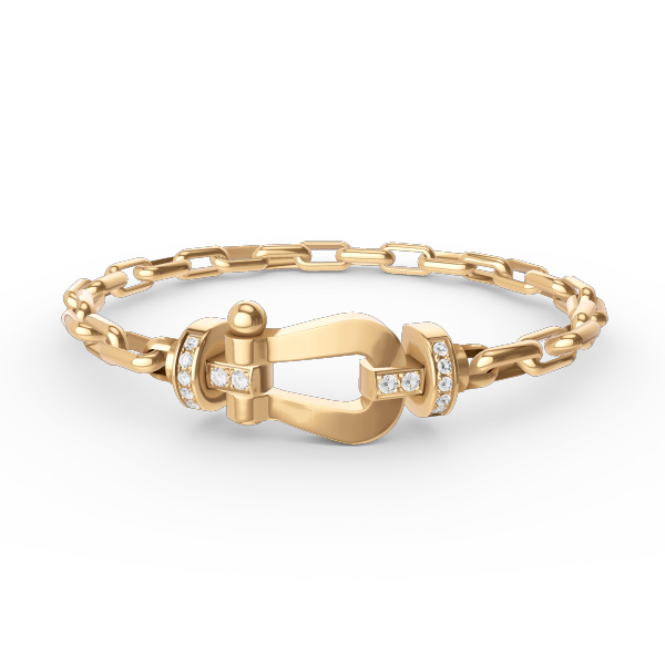 [Clara Jewels]FORCE LARGE HORSESHOE CLASP  METAL BRACELET