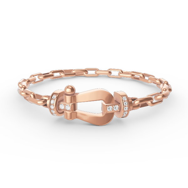 [Clara Jewels]FORCE LARGE HORSESHOE CLASP  METAL BRACELET